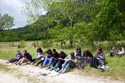 Collège de jeunes filles de Châteauneuf de Galaure et collège Europa de Montélimar - classes de 6e